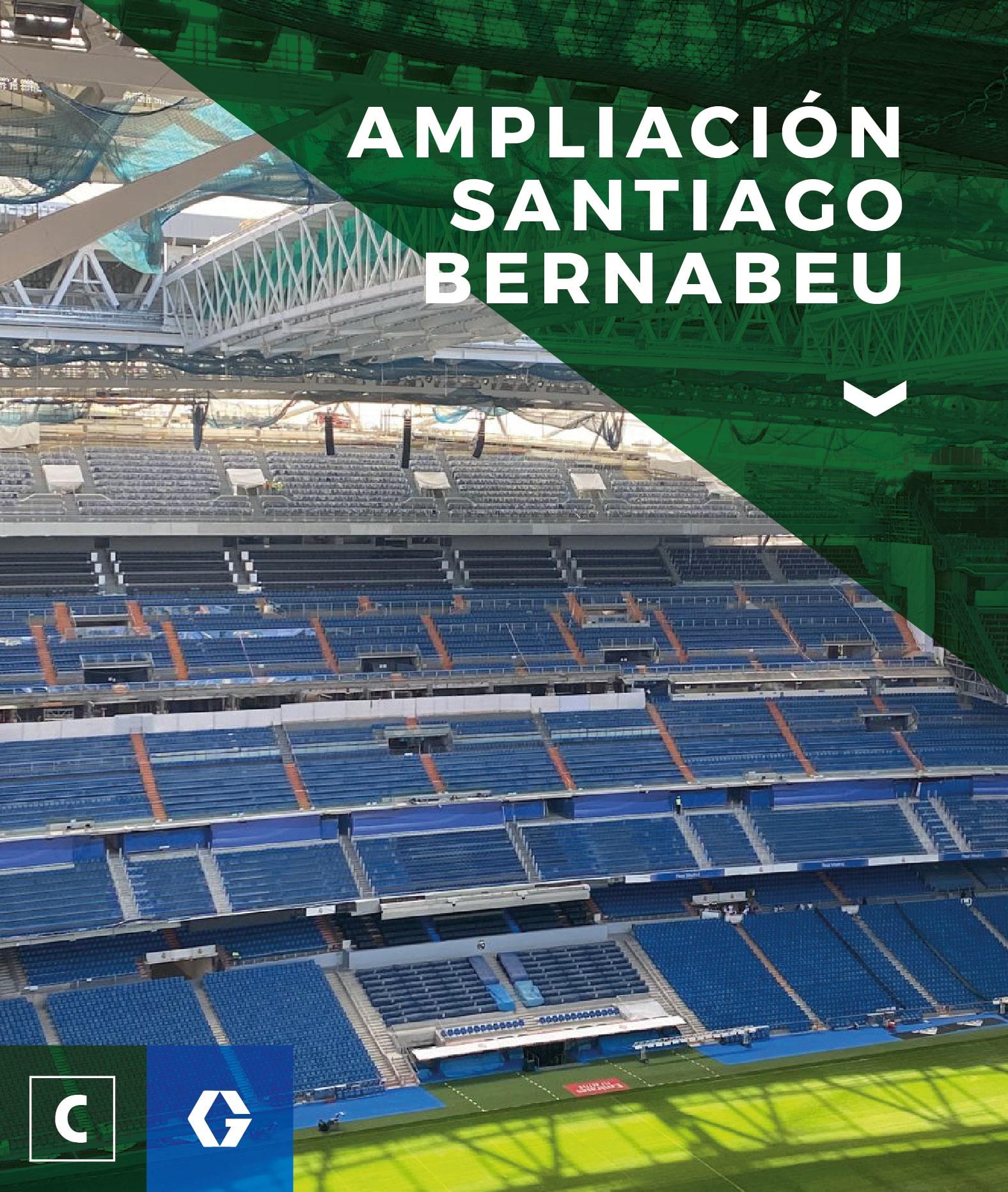 Obras de ampliación del Santiago Bernabeu