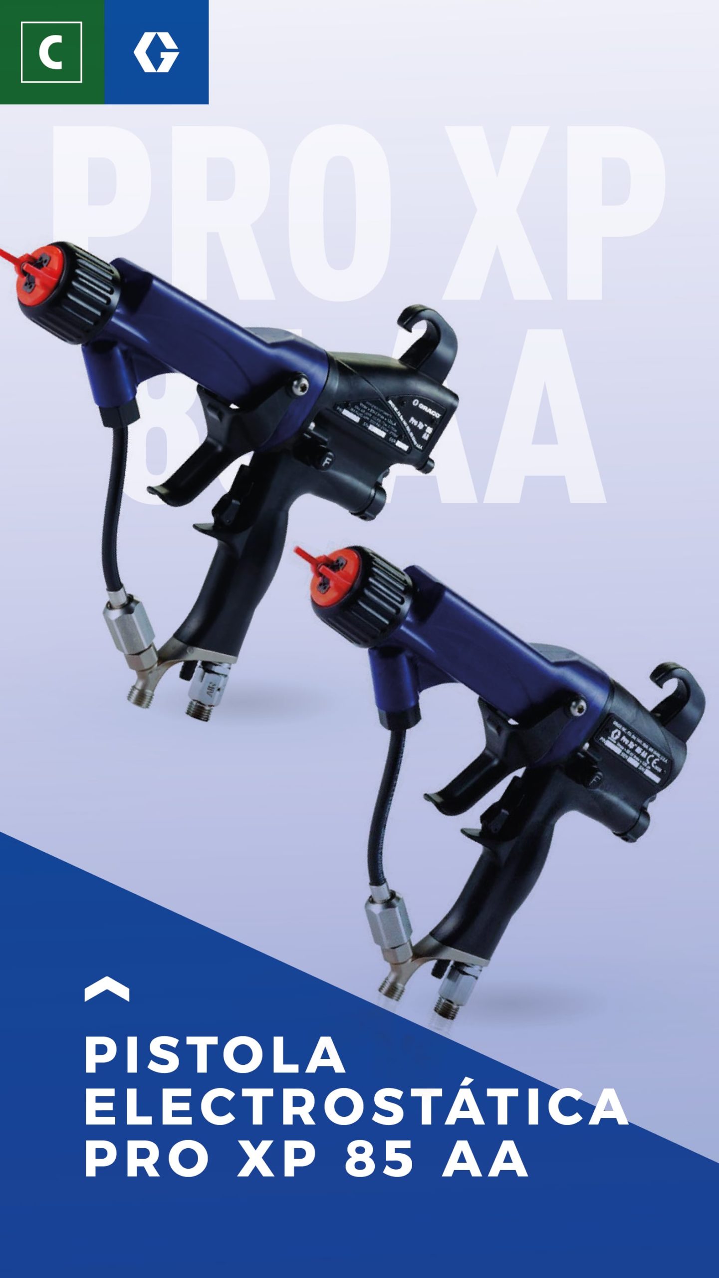 Ver pistola electrostática PRO XP 85 AA